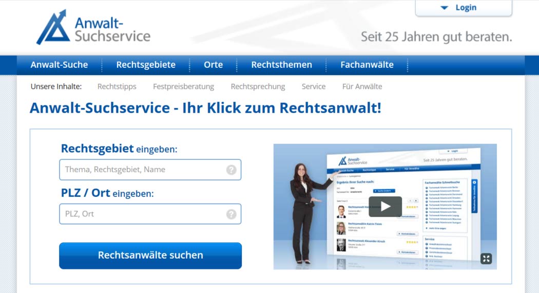 Anwalt-Suchservice: Legal Tech aus Köln