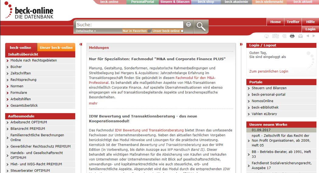 Beck Online Legal Tech In Deutschland