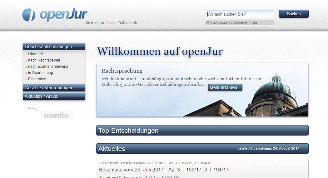 openJur: Legal Tech aus Hamburg