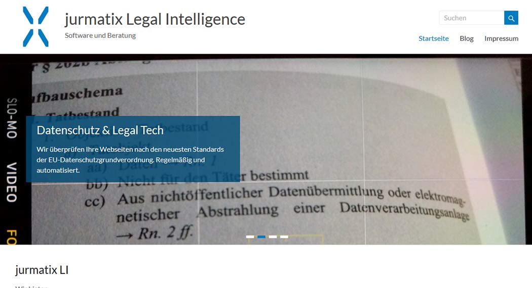 Legal Tech: Jurmatix